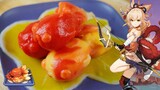 原神 宵宮のオリジナル料理「夏祭りの游魚」再現 Genshin Impact Recipe: Yoimiya's specialty, "Summer Festival Fish”