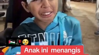 anak ini menangis kerana kesakitan 😭