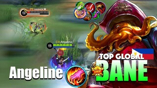 Bane Physical Build Still OP?! Amazing Perfect Play | Top Global Bane Gameplay By Angeline ~ MLBB