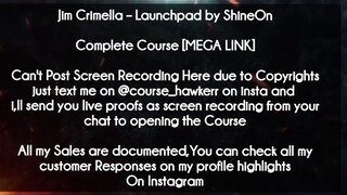 Jim Crimella  course  - Launchpad by ShineOn download