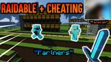 PARTNER GOES RAIDABLE THEN CHEATS *FACECAM* | Minecraft HCF