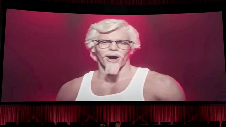 I actually saw KFC’s Mother’s Day commercial in the cinema.
