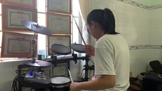 Về đây bên nhau + về quê ngoại cover giai điệu rumba ở nhà chống dịch - Drum Ni Ni