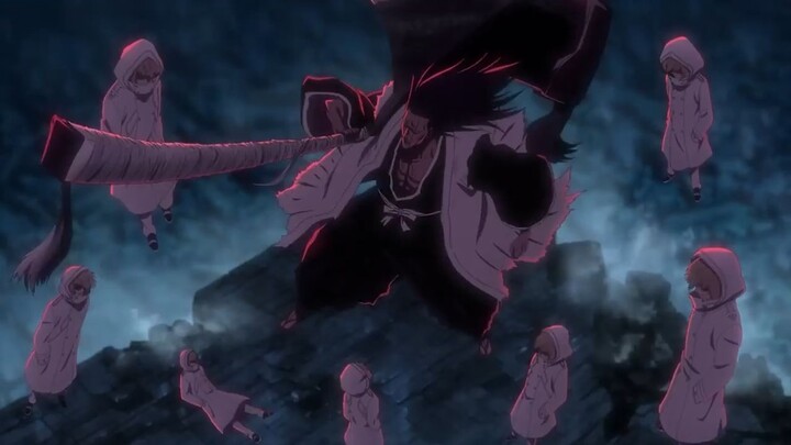 Kenpachi cuts a Meteor vs Gremmy! - Bleach- Thousand-Year Blood War Arc Episode