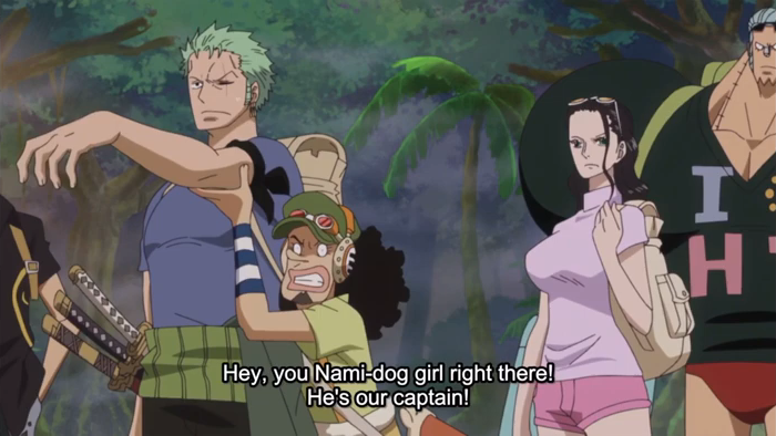 Ussopp using Zoro -- Oniii