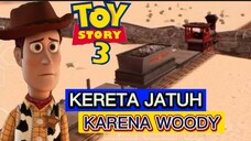 DRAMA DETIK DETIK KERETA AUTO NYEMPLUNG KE JURANG | TOY STORY 3 | GAMEPLAY