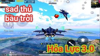 PUBG Mobile - Lái Máy Bay Phản Lực Hủy Diệt Quân Sự Và Cái Kết | Hỏa Lực 3.0 Cực Mạnh