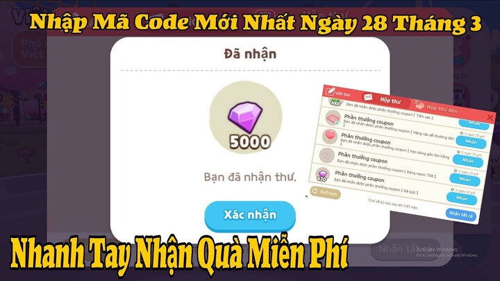 Play Together| Nhập 3 Mã Code Mới Nhất Phiên Bản Cập Nhật Ngày 28 Tháng 3 Nhận Quà Miễn Phí Cực Ngon