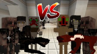 (Minecracft)Julius scissor's scp's vs bendy the demon18 scp's