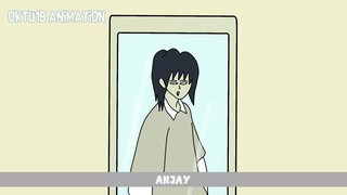 DI CERMIN VS FOTO HP ANIMASI LUCU