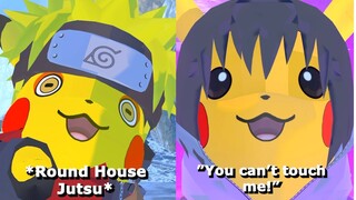 Naruto vs Sasuke but as pokemon