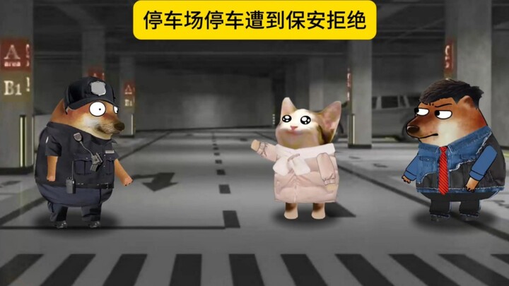 停车场停车遭到保安拒绝