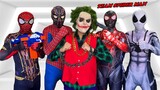 TEAM SPIDER MAN vs BAD GUY TEAM | VENOM vs JOKER is Not GOOD-SPECIAL LIVE ACTION 3 - Fun BigGreen TV