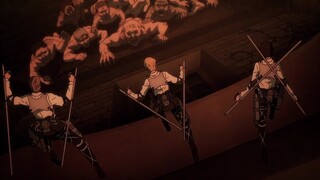 Killing The Titans - Armin Kills Commander Pixis - Mikasa Badass moment - Shingeki No Kyojin