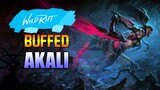 NEWLY BUFFED AKALI - WILD RIFT