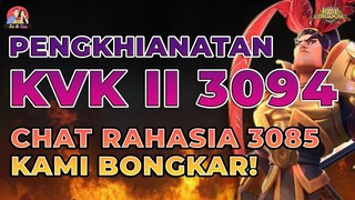 PENGKHIANATAN, KAMI BONGKAR CHAT RAHASIA 3085!!! (RISE OF KINGDOMS)