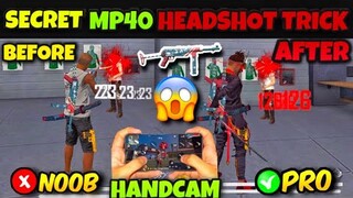 New Mp40 Headshot Trick Only Red Numbers😱🔥| How do perfect headshots with Mp40 in Free Fire