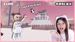 TOWER MIRING SERBA BIRU BIKIN PUSING ?!!  [BLUE DOWN TOWER ROBLOX INDONESIA]