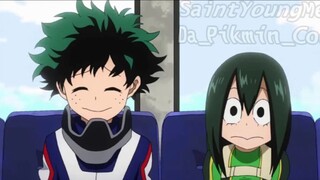 Izuku and Tsuyu Everywhere