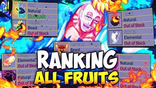 Ranking & Showcasing ALL Devil Fruits on Blox Fruits