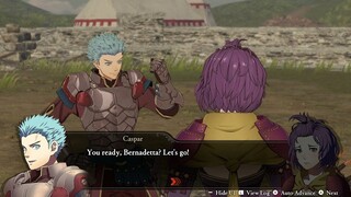 Bernadetta & Caspar Level C Support Conversation - Fire Emblem Warriors: Three Hopes (DEMO)