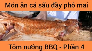 Món ăn cá sấu đầy phô mai tôm nướng BBQ #4