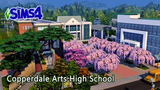 The Sims 4 Speed Build : Copperdale Arts High School Build - Nevertheless Kdrama inspired