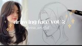 drawing face vol-2 ✨✨
