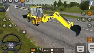 Trò chơi mô phỏng JCB Bucket - JCB 3DX Backhoe Bus Simulator Indonesia