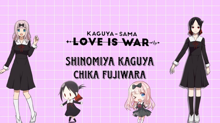 (Dubbing - Shinomiya Kaguya, Chika Fujiwara - Love Is War - by Zxuuyuni)