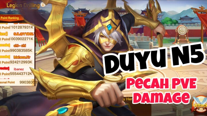 Kenapa Duyu N5 100% Worth it di event PVE ?