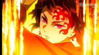 Kimetsu No Yaiba. Kamado Tanjiro: Tarian Dewa Api.