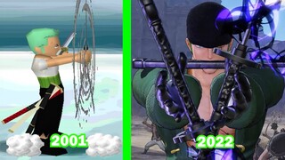 All Ultimate's 3000 WORLDS RORONOA ZORO One Piece Evolution (4K)