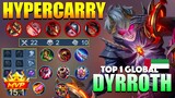 Never let Dyrroth Farm or Else?! That 100% Outplay!! | Top 1 Global Dyrroth Gameplay By Furi ~ MLBB