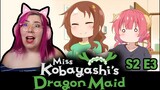 VICTORY OR NOT?! - Miss Kobayashi's Dragon Maid S2 E3 REACTION - Zamber Reacts