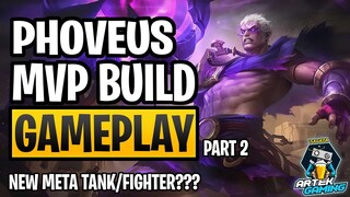 THE NEW META FIGHTER/TANK BUILD FOR PHOVEUS | PHOVEUS CHALLENGE MLBB PART 2