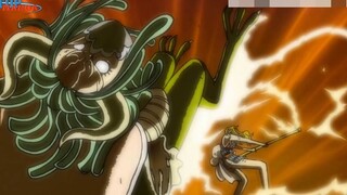 Spoiler OP 1017 Queen Bệnh Dịch bật dạng lai đấu Sanji p2