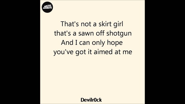 Arctic Monkeys - Suck It And See (lyrics)