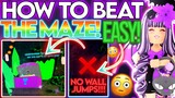 HOW TO BEAT THE MAZE WITH ZERO HARD WALL JUMPS IN 5 MINUTES! ROBLOX Royale High Royalloween Update