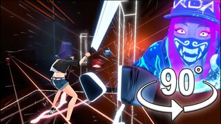 [Beat Saber 90°] K/DA - POP/STARS (EXPERT+)