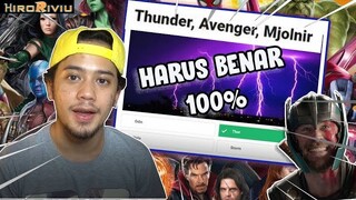 MENEBAK KARAKTER MARVEL Hanya dari 3 Petunjuk.. (Target 100% BENAR!!)