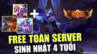 Free tướng thứ 105 LoRiOn !! và ít nhất 2 trang phục SS - Sinh nhật 4 tuổi Liên quân mobile