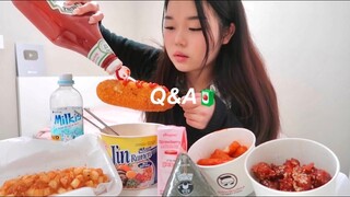 Mukbang Q&A: Dropped out of school? Relationship status, MBTI etc.
