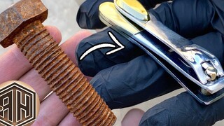 Turning a Rusted Bolt into a Shiny NAIL CLIPPER