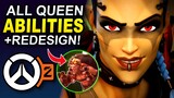 Junker Queen ALL ABILITIES Breakdown + Junkrat Redesign Revealed! - Overwatch 2 News