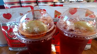 ชามะนาวแก้ว22 ออนซ์  อร่อย เข้มข้น