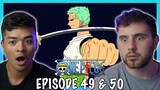 ZORO FINALLY GETS NEW SWORDS!! || One Piece Episode 49 + 50 REACTION + REVIEW!