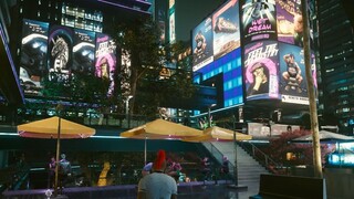 Cyberpunk 2077 3080Ti Super Picture Quality Shopping in Luxury Commercial District
