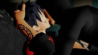 [MMD One Piece] - Law x Luffy (Yaoi) - Monster Meme