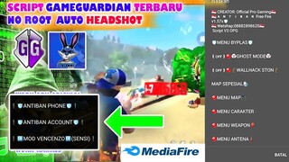 Script Gameguardian FREE FIRE Plus Cara Mengatasi Force Close Anti Banned